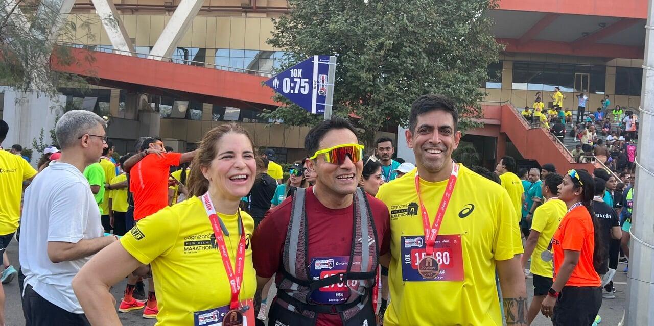 My wife and I with the Pacer Rishi
